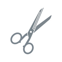  Precision Cut: A close-up shot of a pair of scissors, captured from an eye-level perspective, the sleek steel blades glint with a sharp precision. A symbol of cutting, crafting.