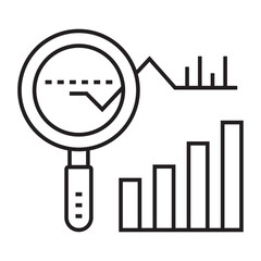 Trend Vector Line icon Design