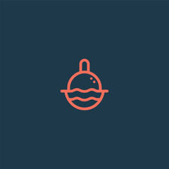 Buoy logo in clean and minimalist simple line style.