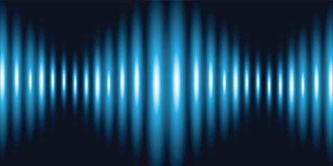 Sound waveform equalizer lines. Audio sound wave cool vector graphics.