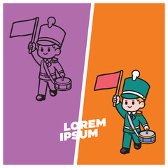 marching band player