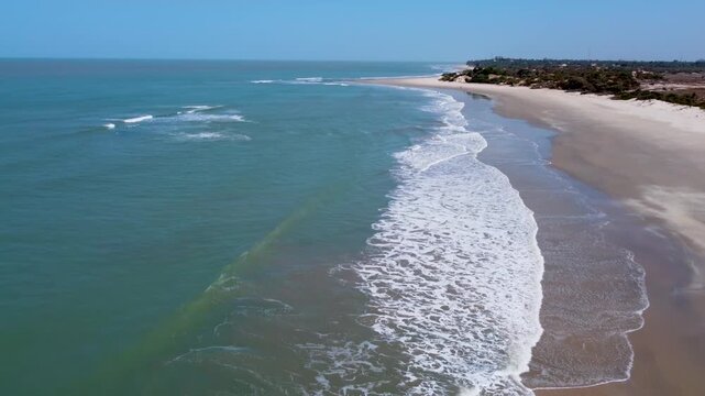 Senegal Cap Skirring Wide Atlantic Beach