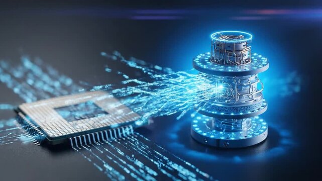 Revolutionary Quantum Processor and Data Transmission System in High-Tech Digital Environment