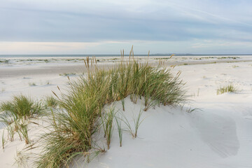 Breiter Sandstrand an der Nordsee
