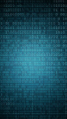 Abstract digital background with binary code. Hackers, darknet, virtual reality and science fiction.