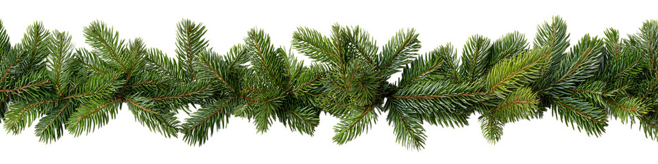 Realistic Green Pine Garlands for Holiday Decor