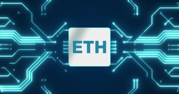 ETH - Ethereum on a circuit board