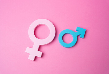 High female libido versus male libido. Differences in libido and sexual energy in couples. Intimacy balance concept, relationship dynamics, expectations mismatch and communication about sexual health