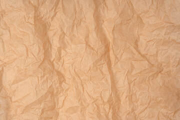 Fototapeta premium Crumpled paper as background. Top view.