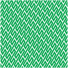 Seamless Green Geometric Zigzag Pattern Background