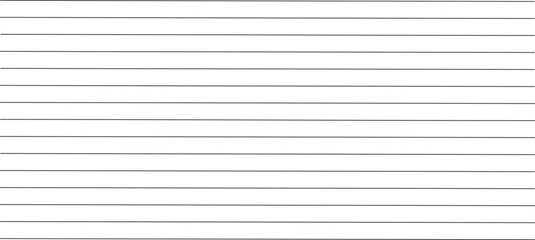 Clean White Background With Horizontal Black Lines Creating A Ruled Paper Effect  