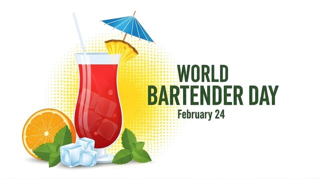 Celebrate World Bartender Day with colorful cocktails and fresh ingredients - Powered by Adobe