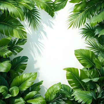 Tropical Leaf Natural Frame