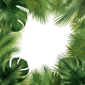 Tropical Leaf Natural Frame