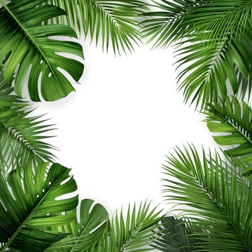 Tropical Leaf Natural Frame