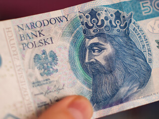 Polish 50 Zloty Banknote Featuring King Casimir III