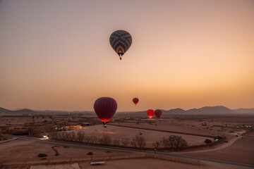 Air balloons in Morocco at the sunrise © Gustavo