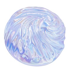 Obraz premium 3D icon, abstract liquid paint effect, blurred gradient, iridescent waves, sphere graphic element, motion illustration, futuristic, color mix, 3D rendering