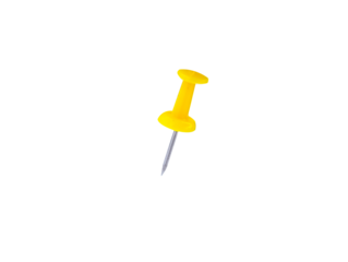 push pin on transparent background