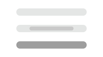 Fototapeta premium Search bar UI input field states flat vector design with empty placeholder and active focus search input for web dashboard saas admin panel mobile app user interface