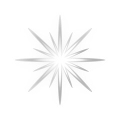 Obraz premium White starburst light effect on black background