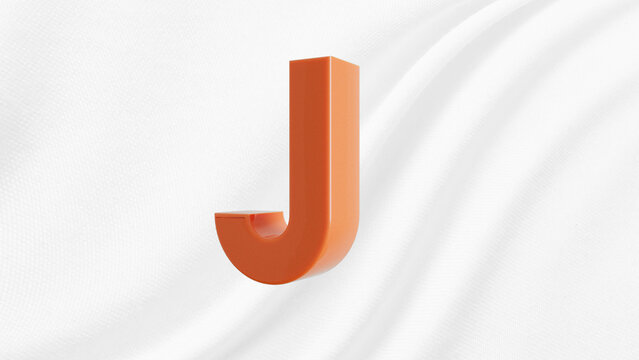 Plastic Letter J