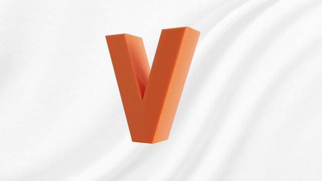 Plastic Letter V