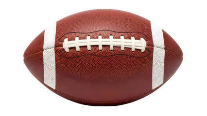 American football isolated on transparent background