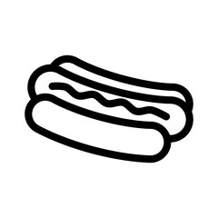 Hotdog Icon Fast Food Transparent Background