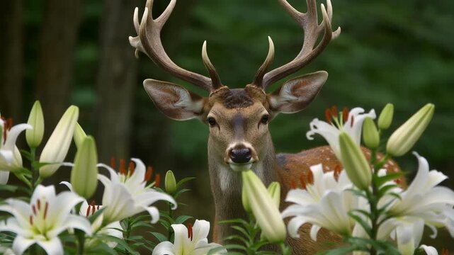 Zwischen Lilien