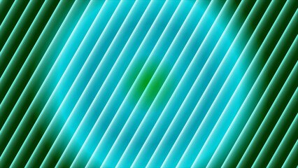 Modern 3D cyan and teal diagonal tube texture with central highlight