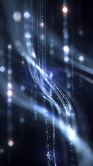 Conceptual healthcare data protection artwork emphasizing regulation and trust