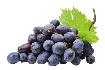 Grapes isolated on white background