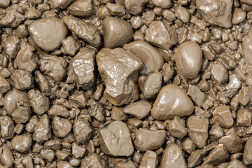 Muddy gravel pattern
