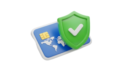  Secure Payment Card Shield Icon