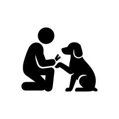 Trust and Paw Handshake Icon