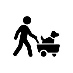 Senior Pet Care and Transport Icon