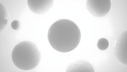 Fondo de bolas blancas