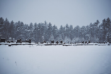 cmentarz,zima  © Marcin Łazarczyk