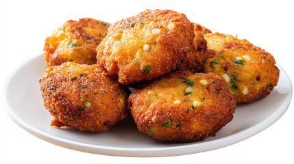 Crispy aloo tikki with vibrant green chutney. Delicious snack, tasty meal. Appetizing food