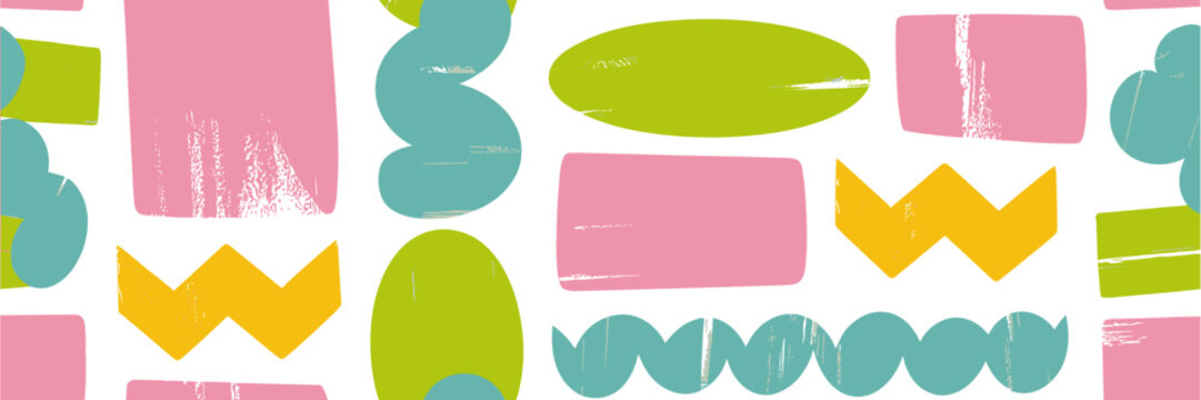 Doodle brush crayon shape color frame set. Hand drawn crayon pencil box, pastel rough chalk texture square border. Cute cartoon paint frame circle, square background design. Vector illustration