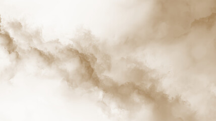 Naklejka premium Dirt, natural, smoke, overlay, sand PNG with transparent background. PNG brown dust storm texture for desert wind, pollution, explosion, and realistic atmospheric effects.