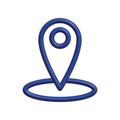 Pin location icon design template
