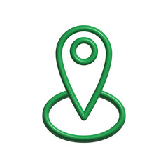 Pin location icon design template