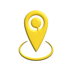 Pin location icon design template