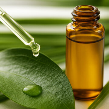 Copaiba Essential Oil Dropper and Bottle