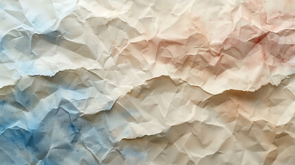 Abstract crumpled paper with spray paint
