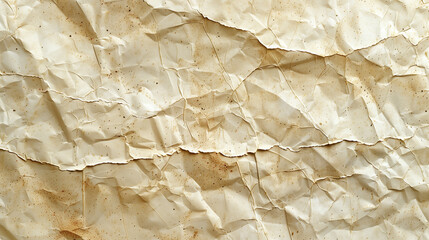 Crinkled and stained vintage paper texture