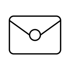 vector graphic letter or message icon