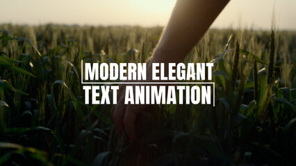 Minimal Text Animation